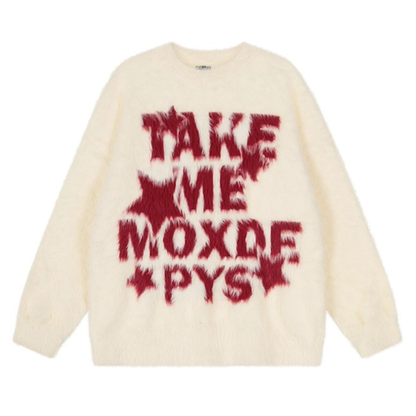 RETRO KNIT SWEATER I-0180