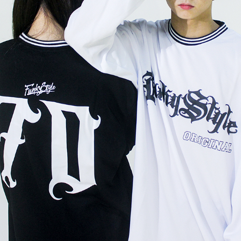 FUNKY CHICANO HIP HOP LONG SLEEVE TEE I-0109