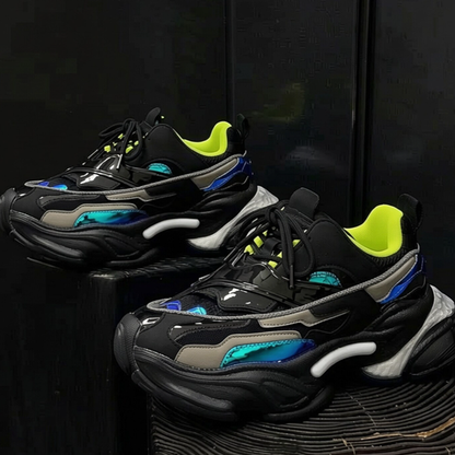 ELEVATED MESH CASUAL SNEAKERS I-0249