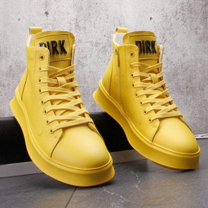 HIGH-TOP LACE-UP SNEAKERS I-0187