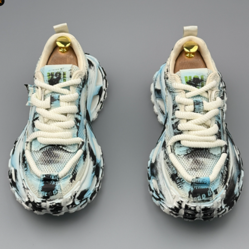 BREATHABLE MESH POP COLOR SHOES I-0223