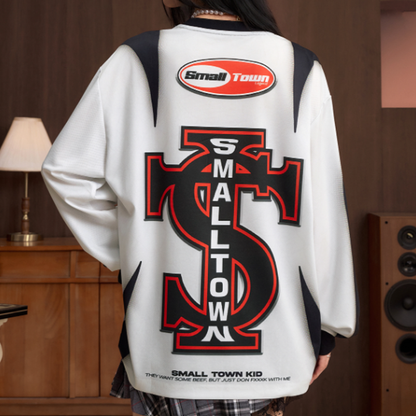 VINTAGE BIKER LONG SLEEVE TEE I-0052