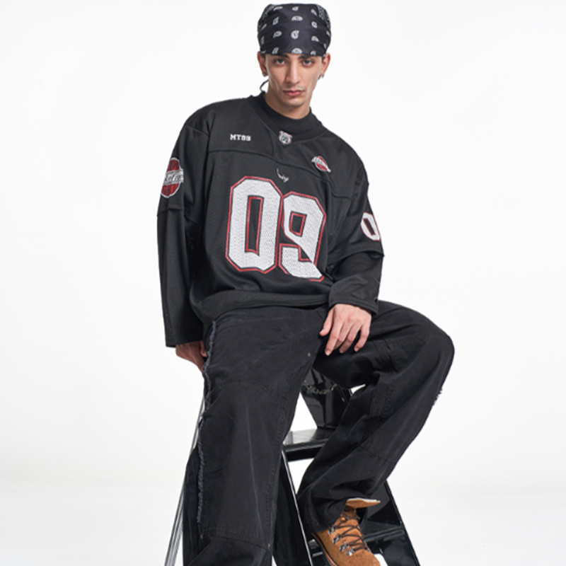 NUMBERED SPORTS HOCKEY SHIRT I-0024