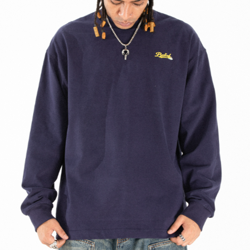 HEAVYWEIGHT COTTON LONG SLEEVE TEE I-0162