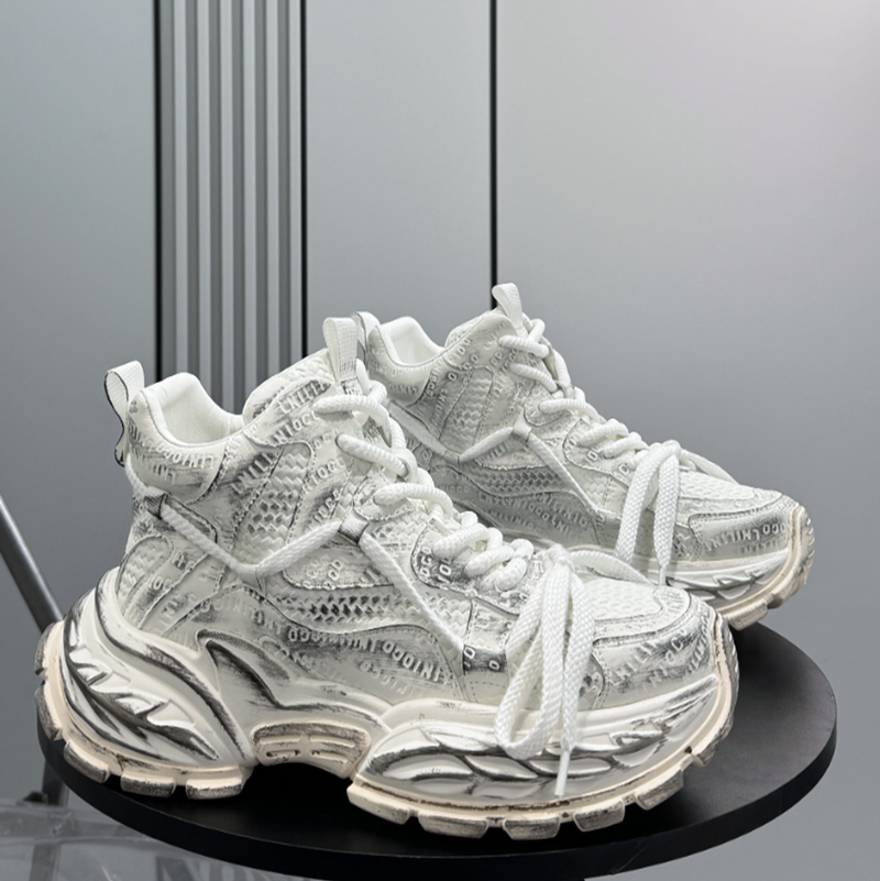 HIGH-TOP THICK SOLE SNEAKERS I-0146