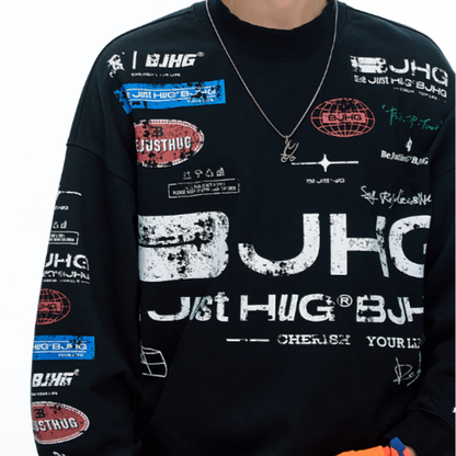 CASUAL OVERSIZED SWEATSHIRT I-0178