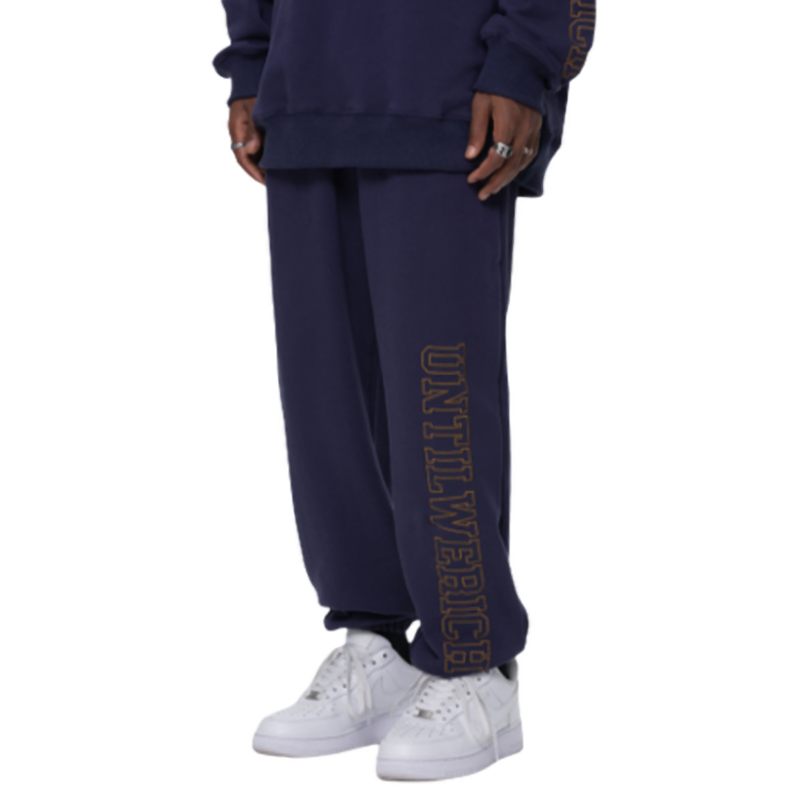 EMBROIDERED TERRY SWEATPANTS I-0016