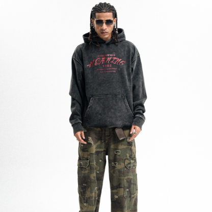 HOODED SHAKER SWEATSHIRT I-0161