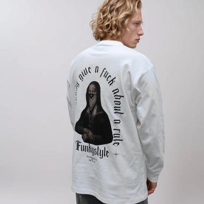 RETRO BBOY OVERSIZED LONG SLEEVE TEE I-0123