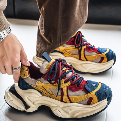 RETRO LUXE CASUAL SNEAKERS I-0217