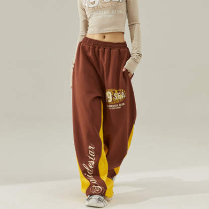 COLORFUL WIDE-LEG JAZZ PANTS I-0098