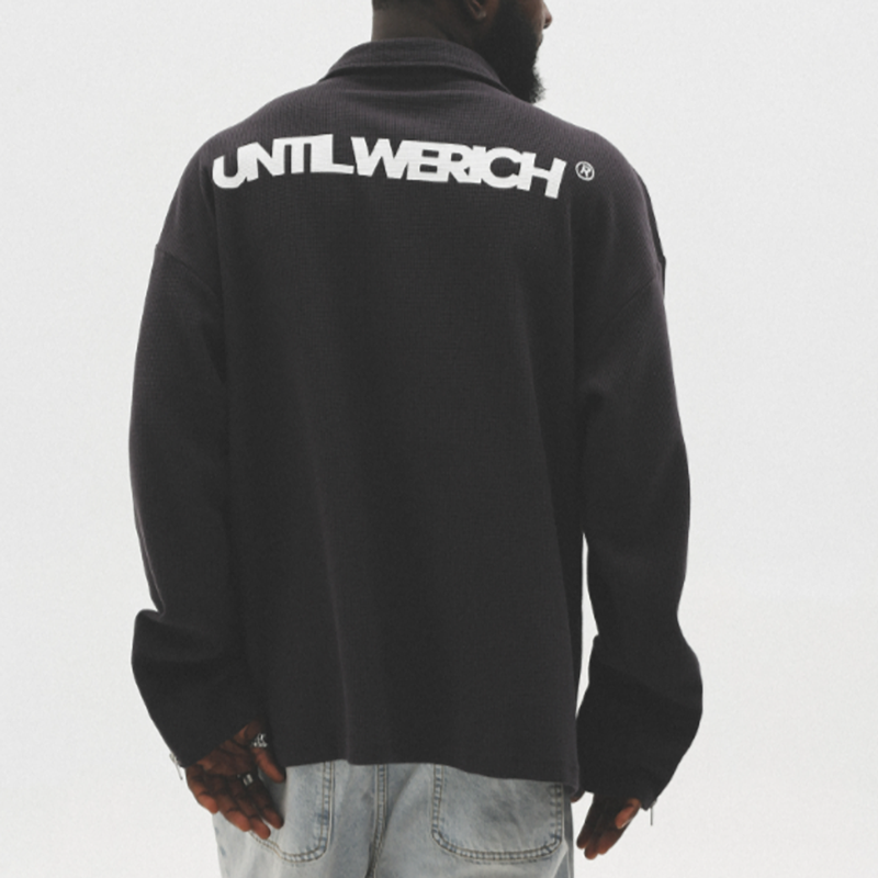 LOOSE HALF-ZIP SWEAT SHIRTI-0010