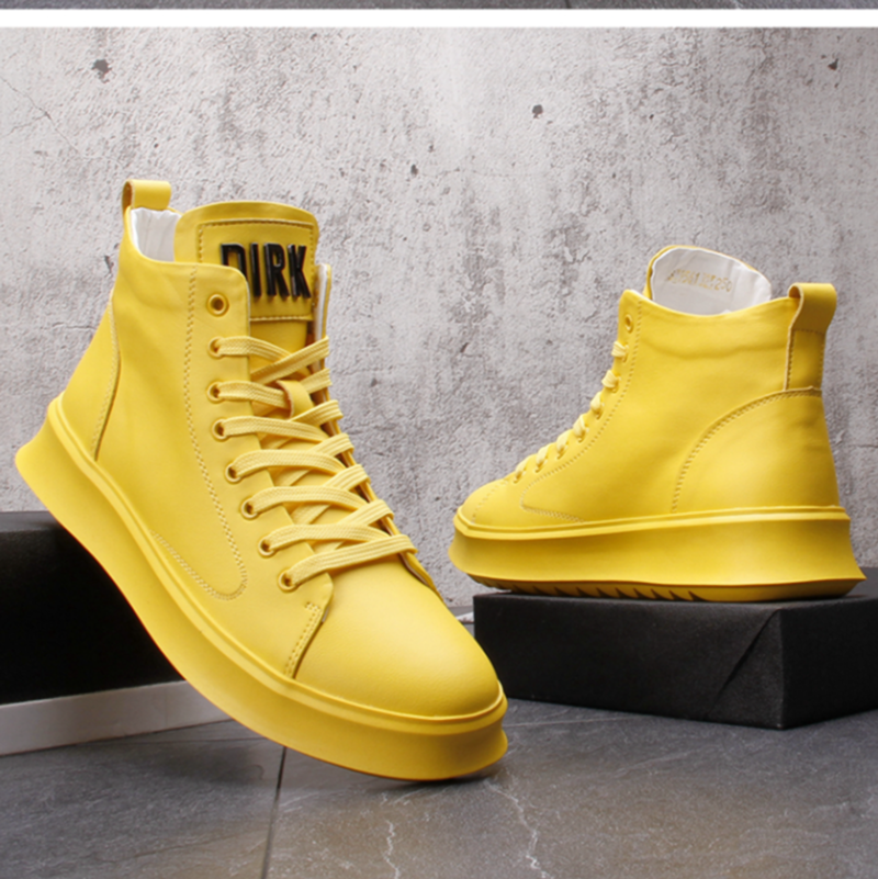 HIGH-TOP LACE-UP SNEAKERS I-0187