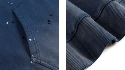 RETRO INK WASH HOODIE I-0068