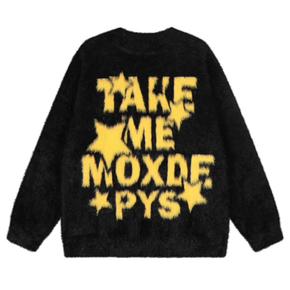 RETRO KNIT SWEATER I-0180