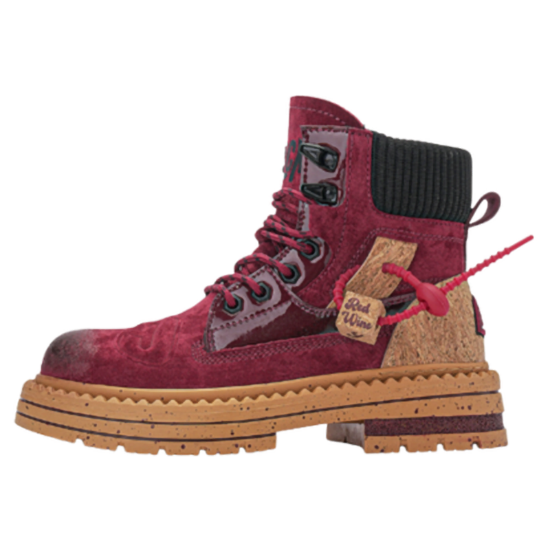 RETRO THICK-BOTTOM BOOTS I-0037