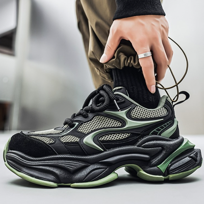 MESH HEIGHTENING SPORTS SHOES I-0216