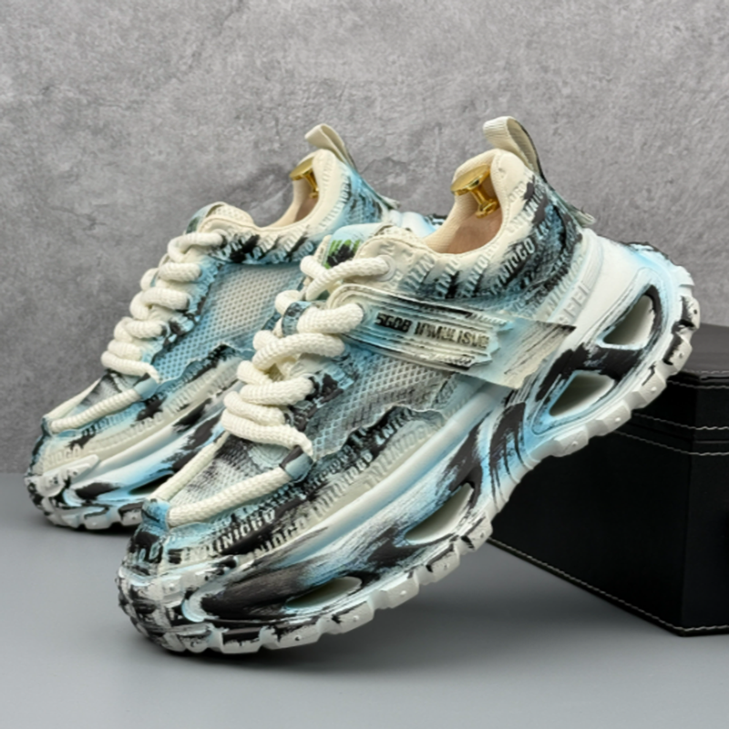 BREATHABLE MESH POP COLOR SHOES I-0223