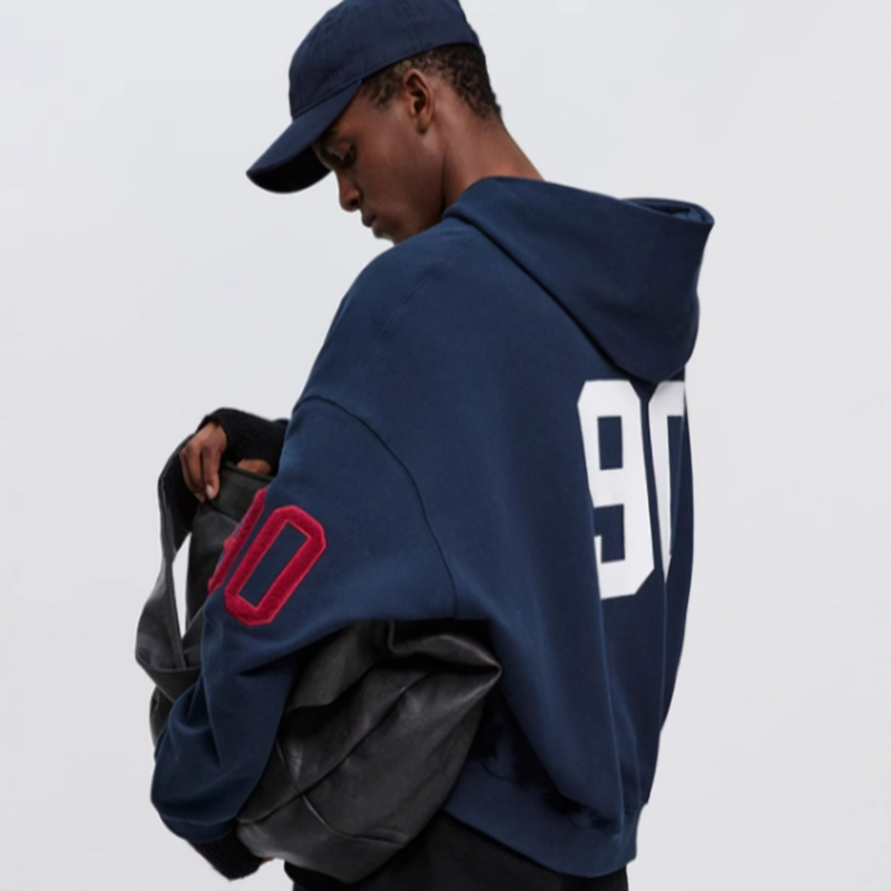 RETRO EMBROIDERED HOODED JACKET I-0066