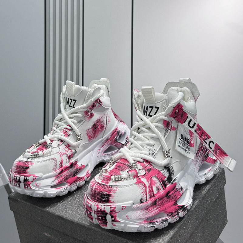 GRAFFITI HIGH-TOP SNEAKERS I-0147