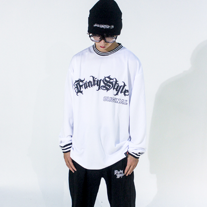 FUNKY CHICANO HIP HOP LONG SLEEVE TEE I-0109