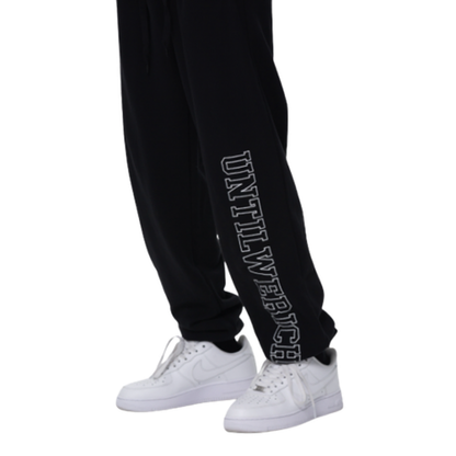 EMBROIDERED TERRY SWEATPANTS I-0016