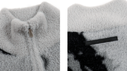 RETRO GRADIENT CARDIGAN JACKET