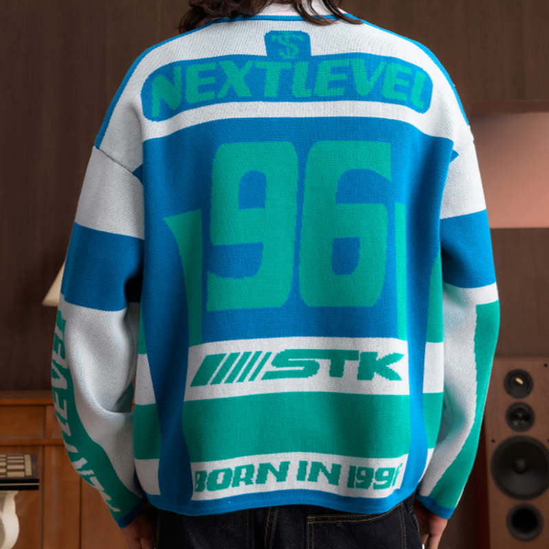 COLORFUL KNIT JACKET FOR ALL I-0054