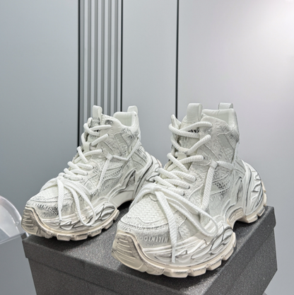 HIGH-TOP THICK SOLE SNEAKERS I-0146