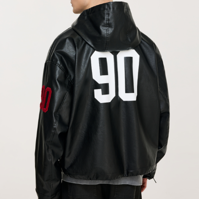 RETRO EMBROIDERED HOODED JACKET I-0076