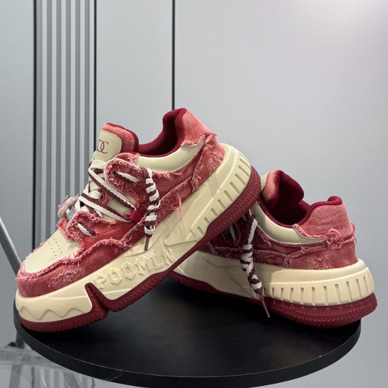 CASUAL THICK-SOLED SHOES I-0186