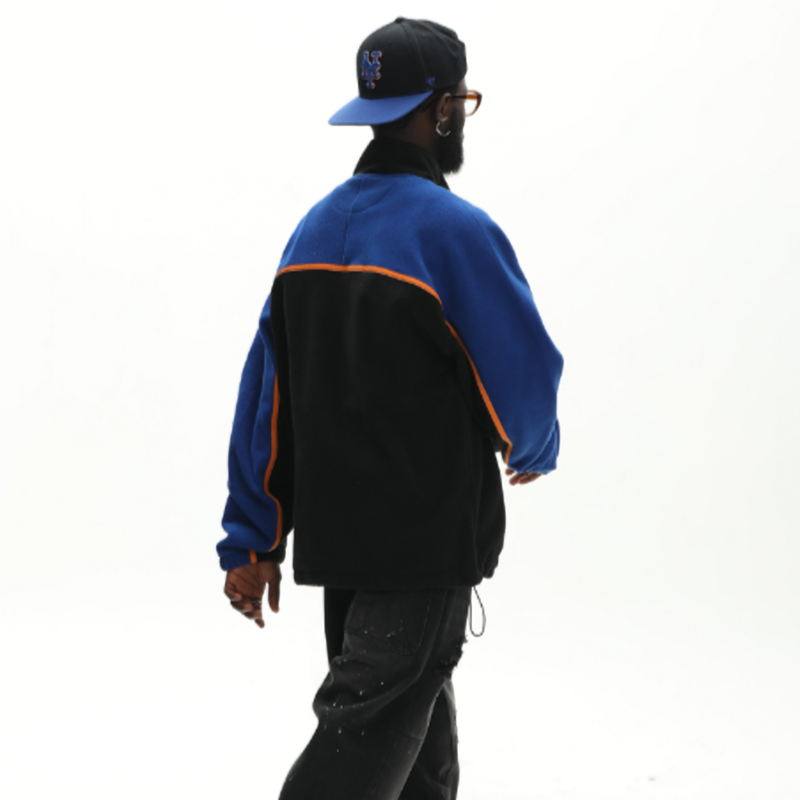 COLORBLOCKED HIP-HOP PULLOVER I-0060