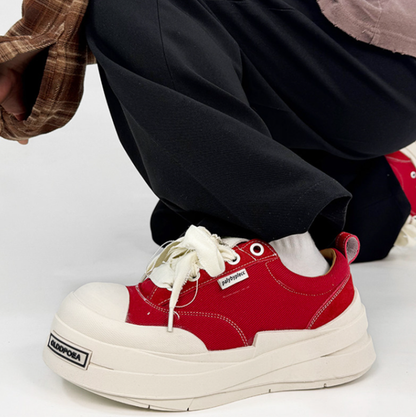 RETRO CANVAS PLATE SHOES I-0228