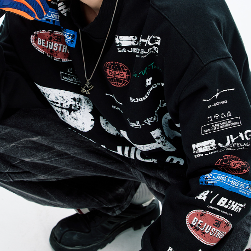 CASUAL OVERSIZED SWEATSHIRT I-0178