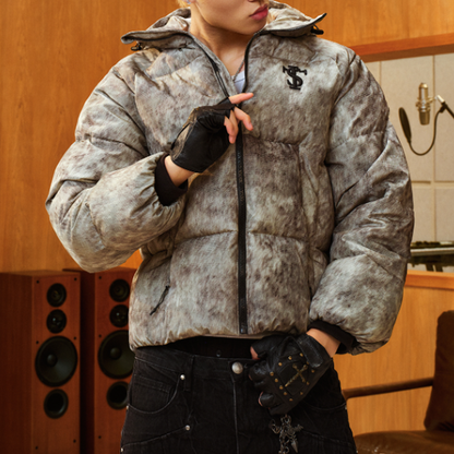 RETRO TIE-DYE HOODIE JACKET I-0141