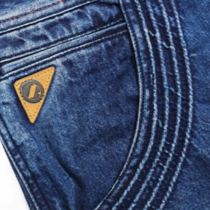 MID-RISE DURABLE DENIM PANTS I-0130