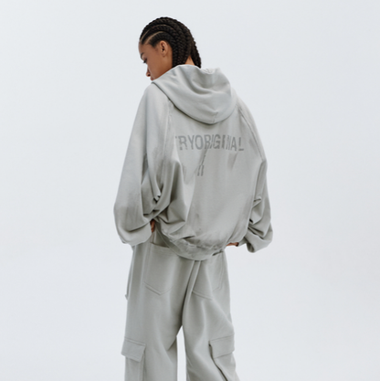 DESTRUCTION PRINT HOODIE I-0074