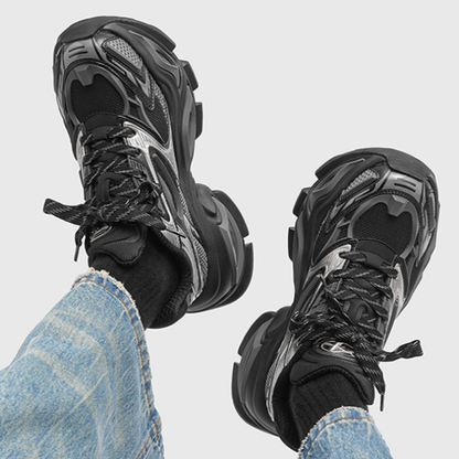 BLACK WARRIOR MESH SNEAKERS I-0038