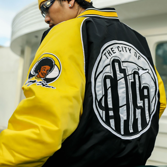 EMBROIDERED WINDPROOF BASEBALL JACKET I-0127