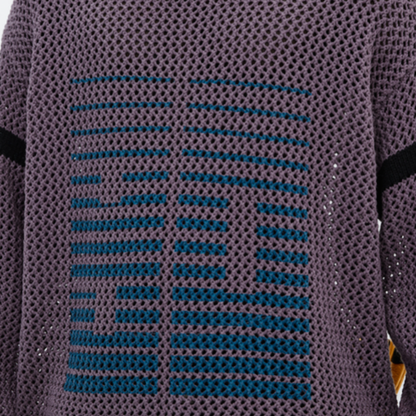 VINTAGE V-NECK KNIT SHIRT I-0069