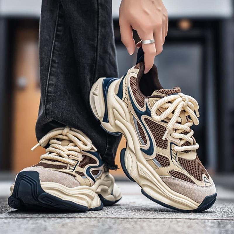 MESH HEIGHTENING SPORTS SHOES I-0216