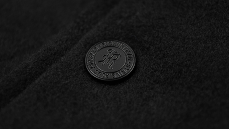 EMBROIDERED BLACK BASEBALL JACKET I-0057