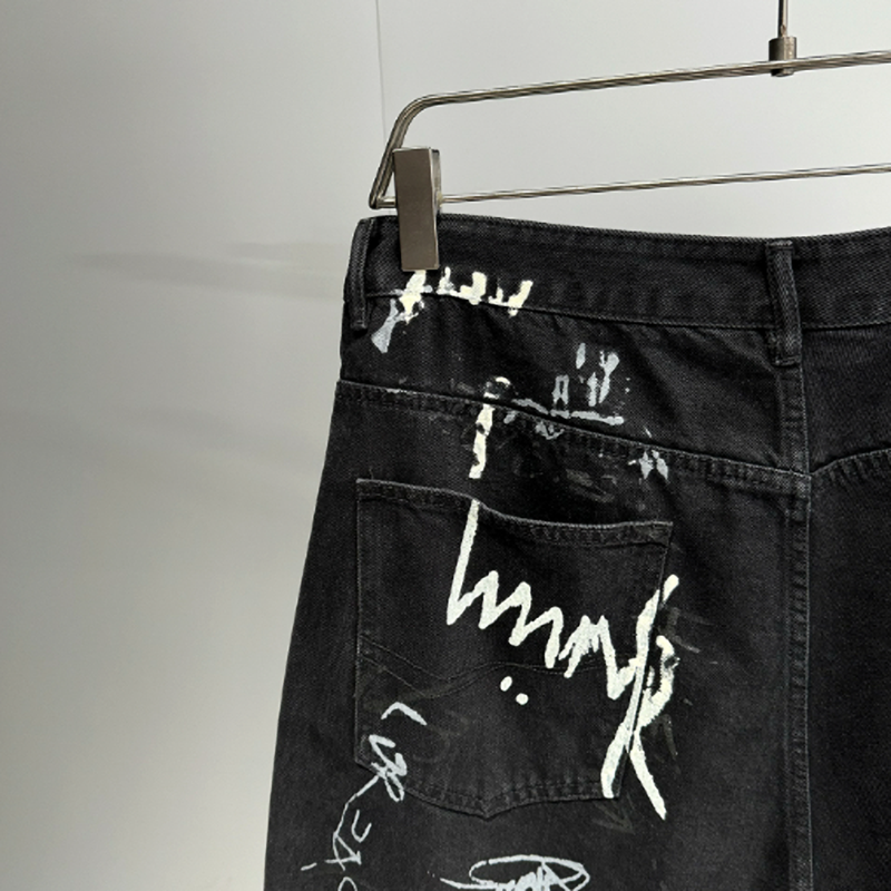 URBAN GRAFFITI WIDE LEG PANTS I-0153