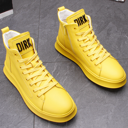HIGH-TOP LACE-UP SNEAKERS I-0187