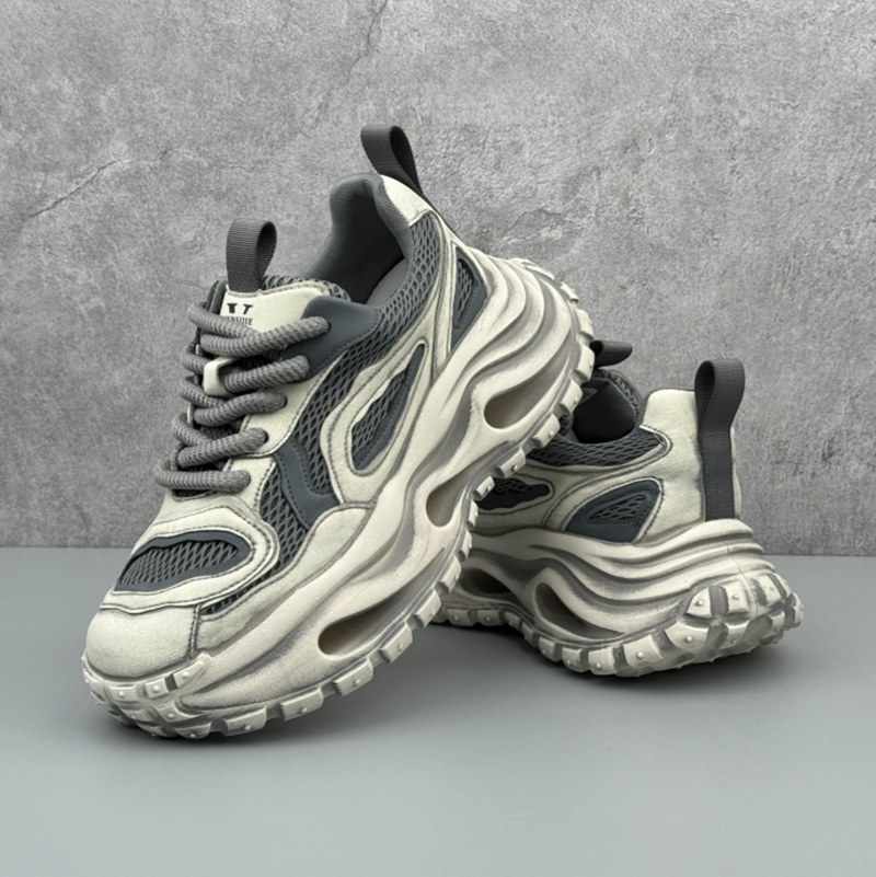 RETRO THICK SOLE SNEAKERS I-0230