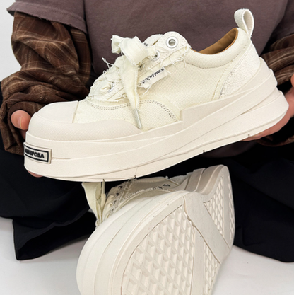 RETRO CANVAS PLATE SHOES I-0228