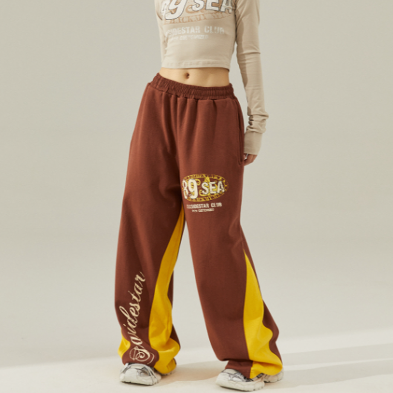 COLORFUL WIDE-LEG JAZZ PANTS I-0098