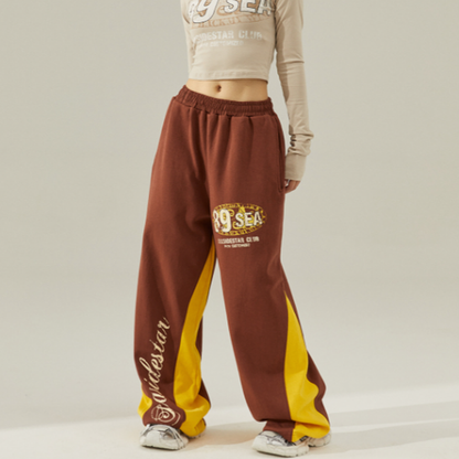 COLORFUL WIDE-LEG JAZZ PANTS I-0098