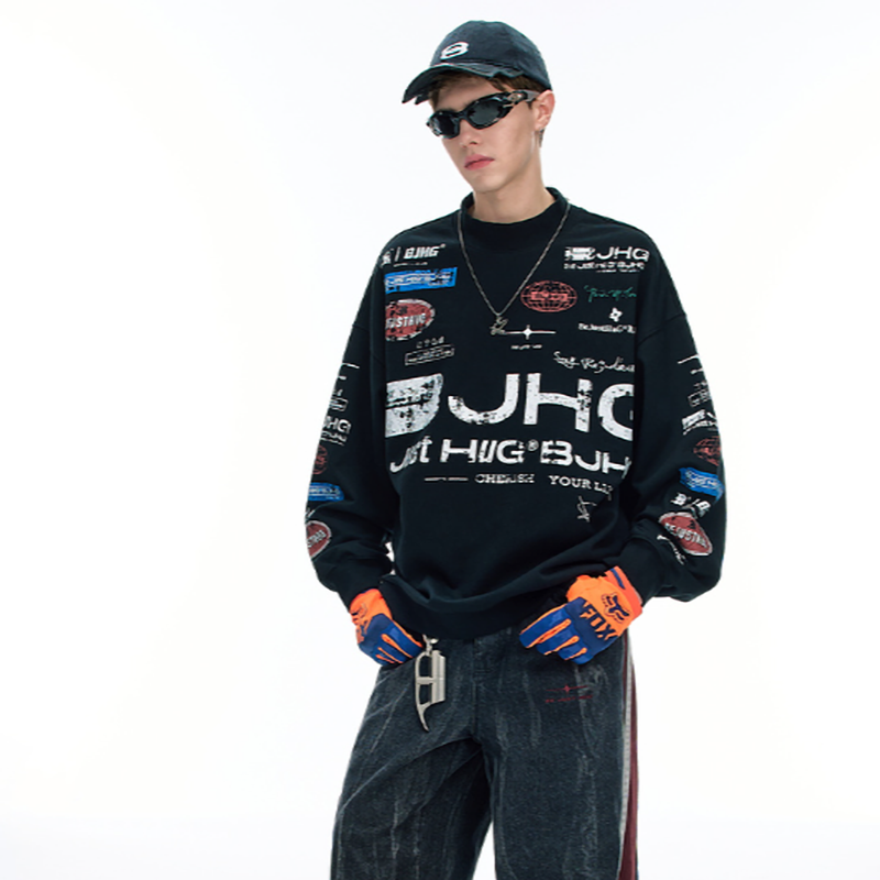 CASUAL OVERSIZED SWEATSHIRT I-0178