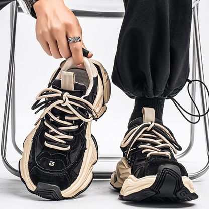 RETRO LUXE CASUAL SNEAKERS I-0217